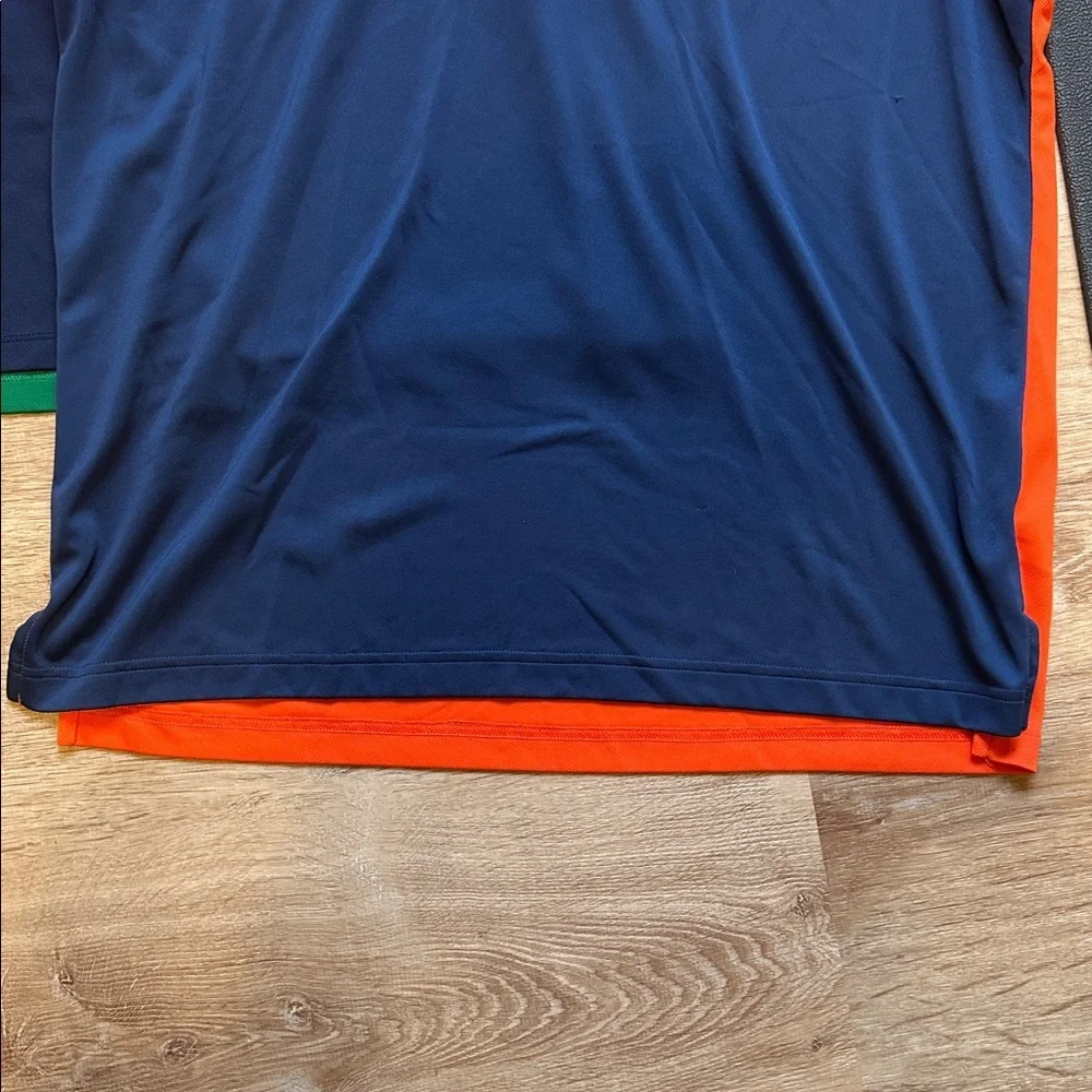 Nike Green and Blue Polo Shirt